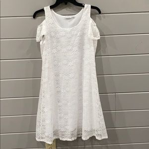 White lace dress